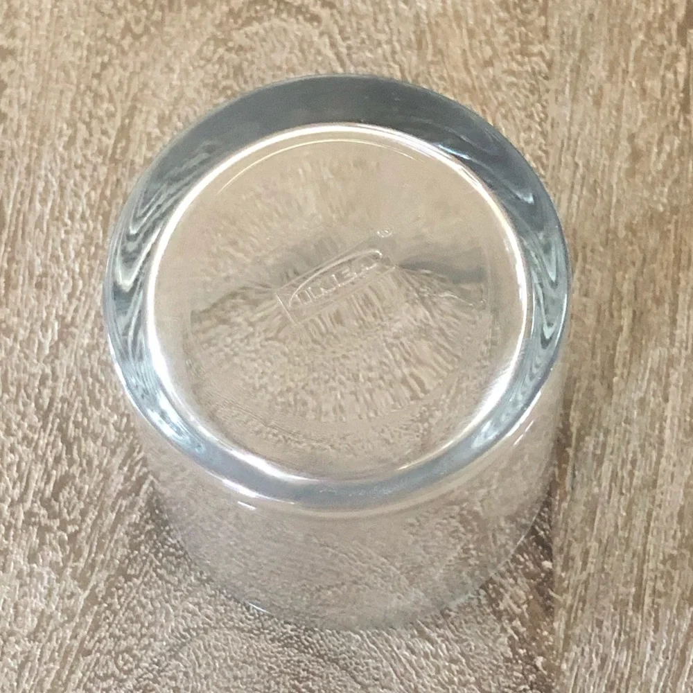 IKEA Clear Glass Candle Tumblers
